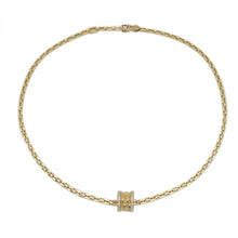 18K  B.ZERO1  Diamonds Chain Link Necklace