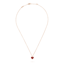 18K Sweet Alhambra Heart Pendant Necklace