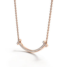 18K T Medium Diamond Pendant Necklace