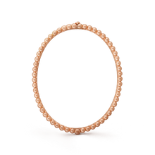 18K Rose Gold Perlée Pearls Bracelet