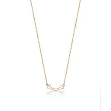 18K T Small Diamond Pendant Necklace