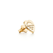 18K Return to Tiffany Heart Tag Stud Earrings