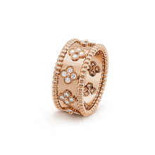 18K Van Cleef & Arpels Perlée Clovers Ring