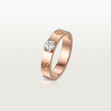 18K Love Solitaire Ring