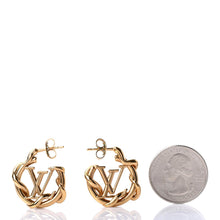 18k Louis Garden Louise Hoop Earrings