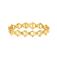 18K Louis Volt Curb Chain Large Bracelet