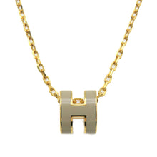 18K Mini Pop H Grey Necklace