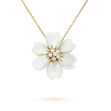 18K Van Cleef & Arpels Rose de Noël Necklace