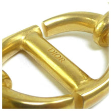 18K CD Navy Logo Bangle Open Cuff Bracelet