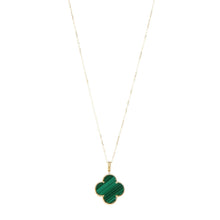 18K Magic Alhambra Malachite Necklace