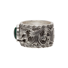 Double G Feline Garden Green Ring