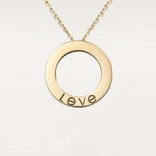 18K Love Diamond-Paved Necklace