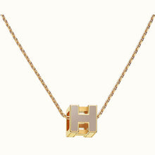 18K Cage D'H H Grey Necklace