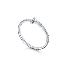 18K T Diamond Wire  Ring