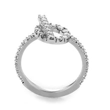 18K Finesse Diamond White Gold H Ring