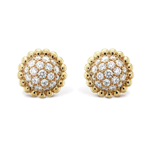 18K Perlée Diamonds Earrings