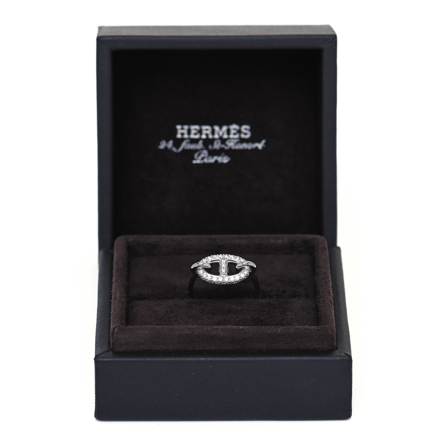 18K Farandole Diamond H Ring