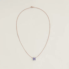 18K Mini Pop H Purple Necklace