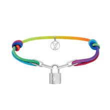 18K Louis Silver Lockit X Virgil Abloh Rainbow Bracelet