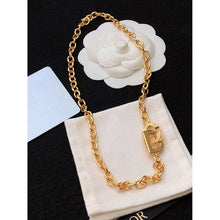 18K CD Lock Necklace