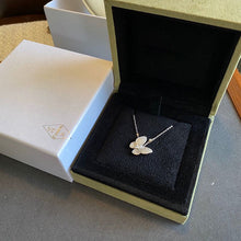 18K Two Butterfly Necklace