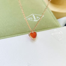 18K Sweet Alhambra Heart Pendant Necklace