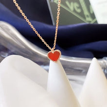 18K Sweet Alhambra Heart Pendant Necklace