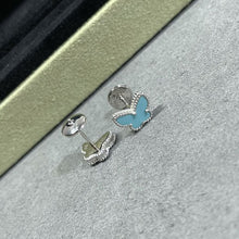 18K Sweet Alhambra Butterfly Stud Earrings