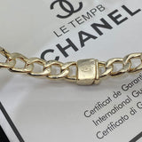 18K Interlocking CC Cuff Logo Choker Necklaces