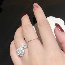 18K CC Diamond Camelia Precieux Ring