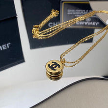 18K CC Pendant Necklace