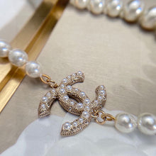18K CC 100TH ANNIVERSARY Pearl Chain Necklace