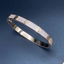 18K Love Pave Diamonds Bracelet