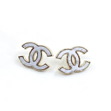 18K CC Marble Earrings