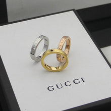 18K Double G Icon Yellow Gold Ring