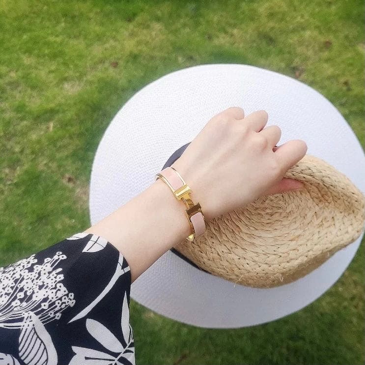 18K Clic H Pink Bracelet