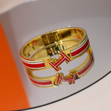 18K Clic H Red & White Bracelet