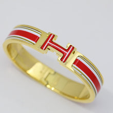 18K Clic H Red & White Bracelet