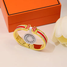 18K Clic H Red & White Bracelet