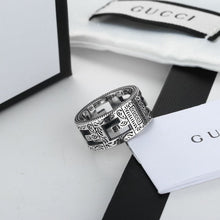 Double G Square G 10mm Ring