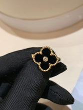 18K Vintage Alhambra Black Ring
