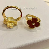 18K Vintage Alhambra Pearl Ring