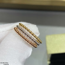 18K Yellow Gold Perlée Pearls Of Gold Ring