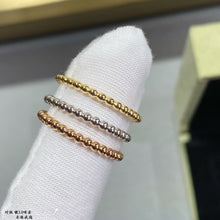 18K Rose Gold Perlée Pearls Of Gold Ring