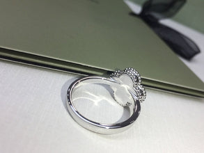 18K Vintage Alhambra Diamonds Ring