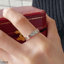 18K Love Wedding One Diamond Ring