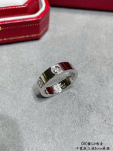 18K Love Wedding Three Diamonds Ring