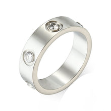 18K Love Wedding Eight Diamonds Ring