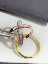 18K Trinity Diamonds Ring