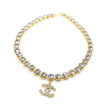 18K CHANEL CC Crystals Chain Necklace